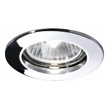 Ideal Lux - Ugradna stropna svjetiljka JAZZ 1xGU10/50W/230V promjer 7,7 cm sjajni krom