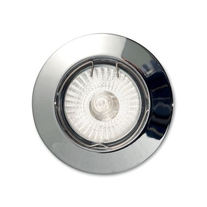 Ideal Lux - Ugradna stropna svjetiljka JAZZ 1xGU10/50W/230V promjer 7,7 cm sjajni krom