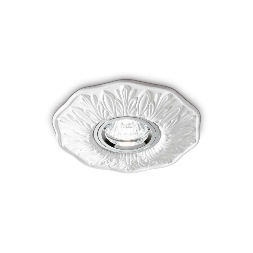 Ideal Lux - Ugradna stropna svjetiljka POLKA 1xGU10/50W/230V bijela