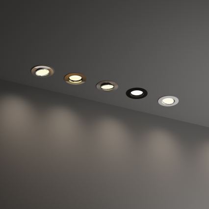 Ideal Lux - Ugradna stropna svjetiljka SWING 1xGU10/28W/230V Ø 8,2 cm sjajni krom