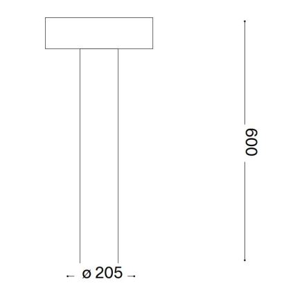 Ideal Lux - Vanjska lampa 4xG9/15W/230V 60 cm IP44 antracit
