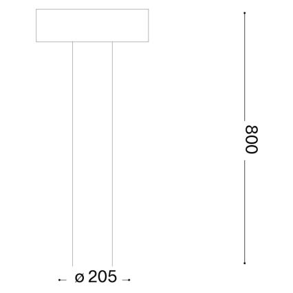 Ideal Lux - Vanjska lampa 4xG9/15W/230V 80 cm IP44 smeđa
