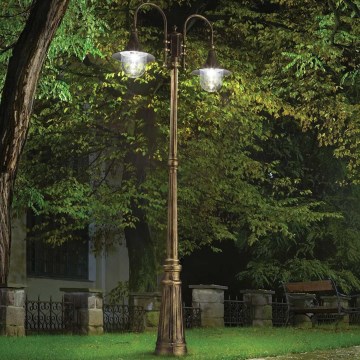 Ideal Lux - Vanjska lampa CIMA 2xE27/52W/230V 216 cm IP43 patina