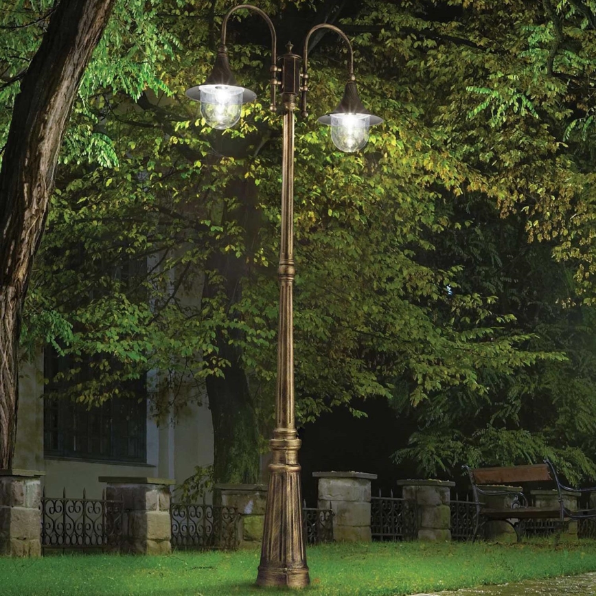 Ideal Lux - Vanjska lampa CIMA 2xE27/52W/230V 216 cm IP43 patina