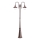 Ideal Lux - Vanjska lampa CIMA 2xE27/52W/230V 216 cm IP43 smeđa