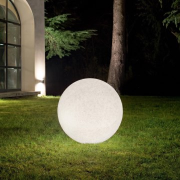Ideal Lux - Vanjska lampa DORIS 1xE27/60W/230V Ø 48 cm IP44 siva