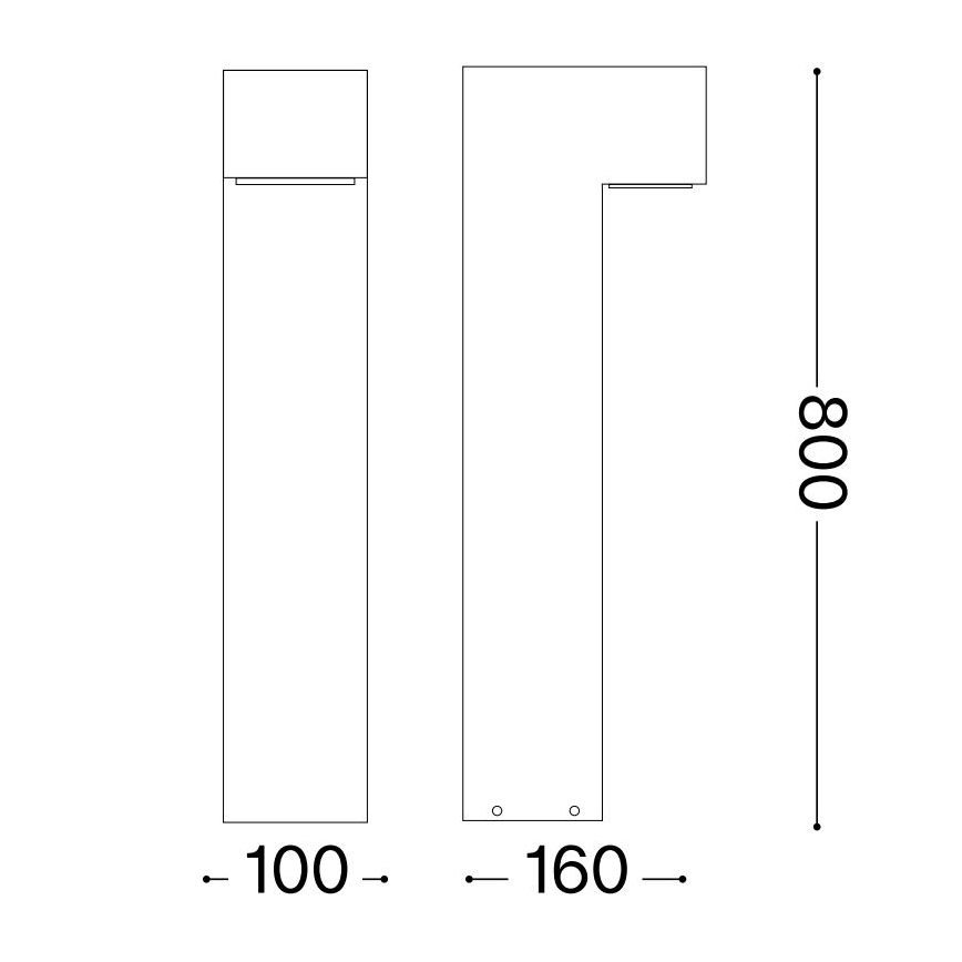 Ideal Lux - Vanjska lampa SIRIO 2xG9/15W/230V IP44 antracit