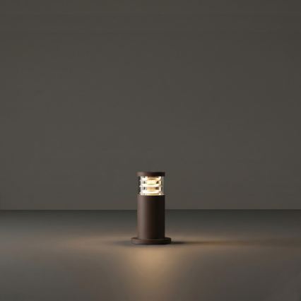Ideal Lux - Vanjska lampa TRONCO 1xE27/42W/230V 25 cm IP65 smeđa