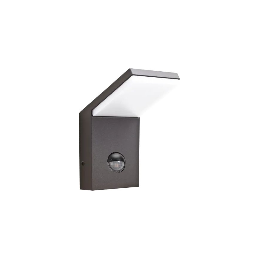 Ideal Lux - vanjsko LED svjetlo s detektorom pokreta STYLE LED/9W/230V 4000K CRI 90 IP54 antracit