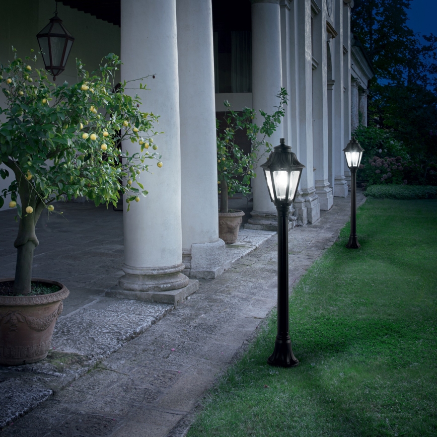 Ideal Lux - Vanjska podna lampa 1xE27/60W/230V crna IP44