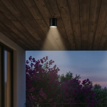 Ideal Lux - Vanjska reflektorska svjetiljka GUN 1xGU10/28W/230V IP44 crna