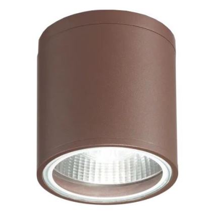 Ideal Lux - Vanjska reflektorska svjetiljka GUN 1xGU10/28W/230V pr. 11 cm IP55 smeđa