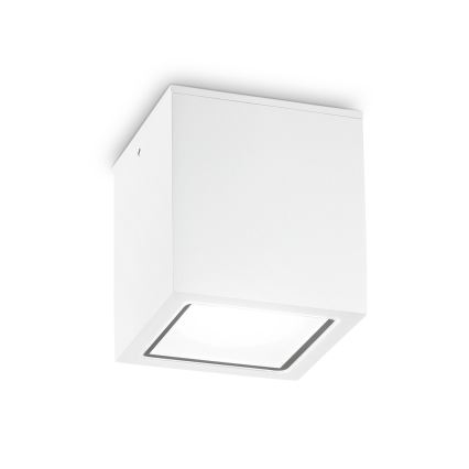 Ideal Lux - Vanjska reflektorska svjetiljka TECHO 1xGU10/20W/230V 9x9 cm IP54 bijela