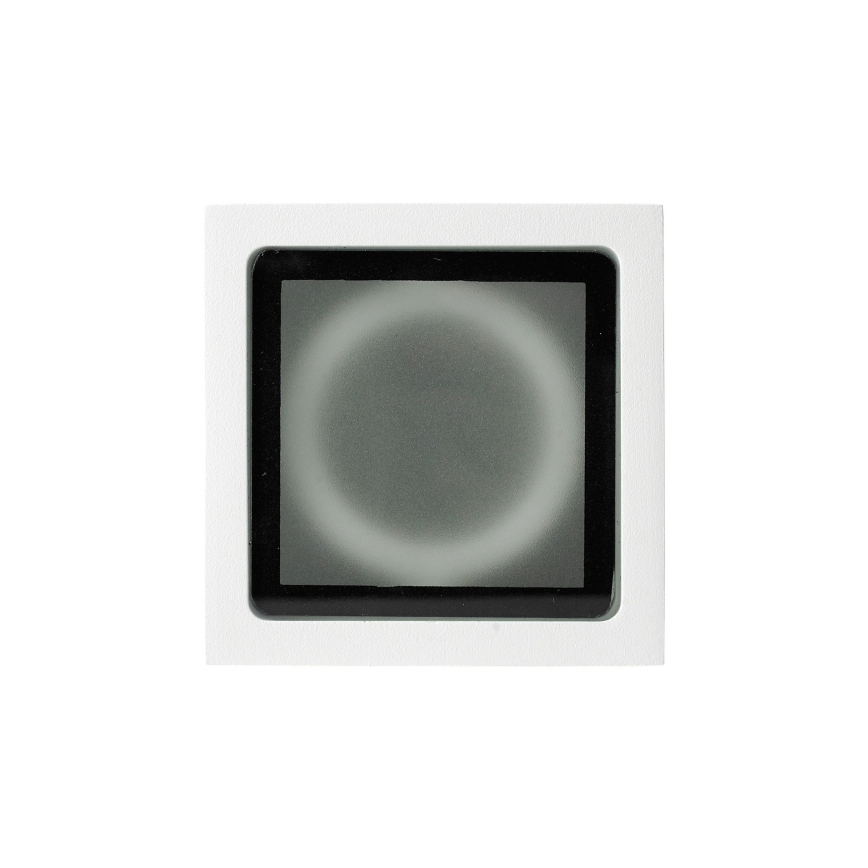 Ideal Lux - Vanjska reflektorska svjetiljka TECHO 1xGU10/20W/230V 9x9 cm IP54 bijela