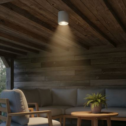 Ideal Lux - Vanjska spot svjetiljka GUN 1xGU10/28W/230V IP55 siva