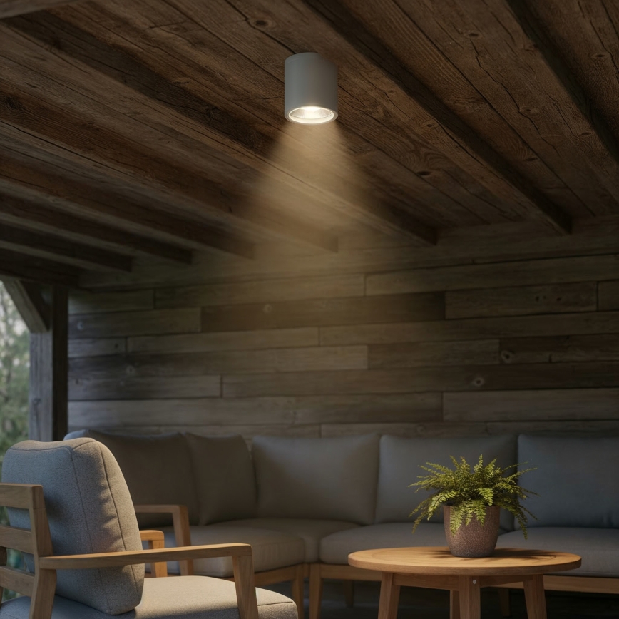 Ideal Lux - Vanjska spot svjetiljka GUN 1xGU10/28W/230V IP55 siva