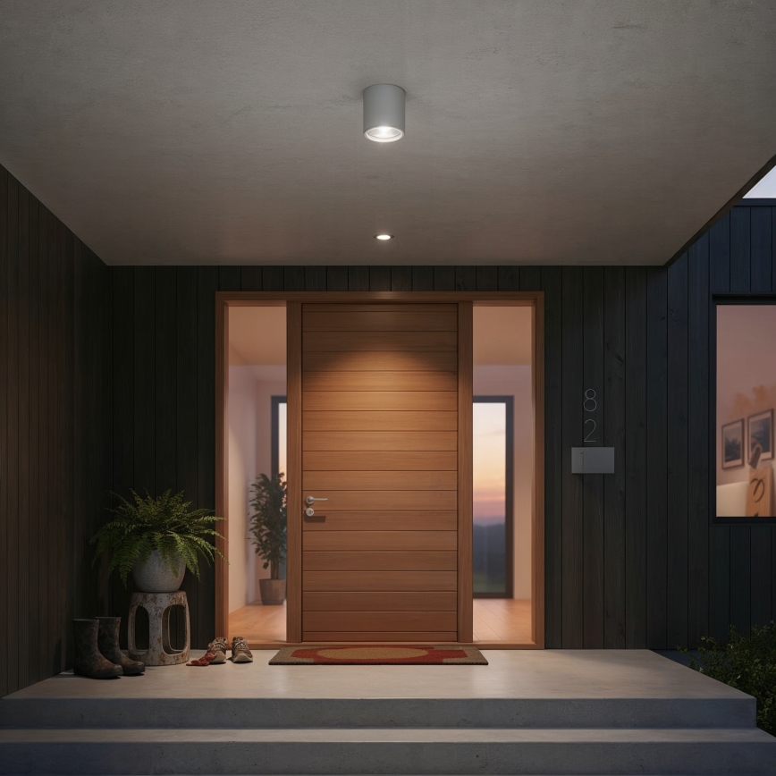 Ideal Lux - Vanjska spot svjetiljka GUN 1xGU10/28W/230V IP55 siva