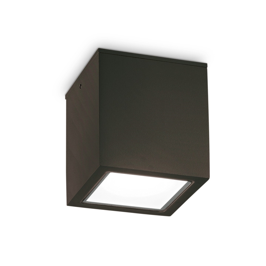 Ideal Lux - Vanjska spot svjetiljka TECHO 1xGU10/20W/230V 9x9 cm IP54 crna