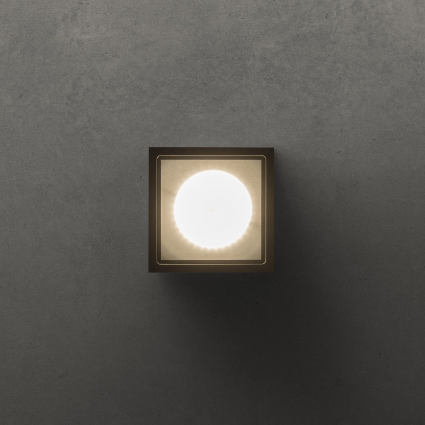 Ideal Lux - Vanjska spot svjetiljka TECHO 1xGU10/20W/230V 9x9 cm IP54 crna