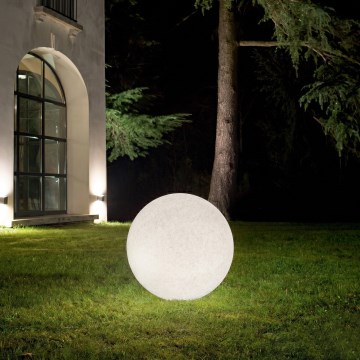 Ideal Lux - Vanjska svjetiljka DORIS 1xE27/60W/230V Ø 30 cm IP44 siva