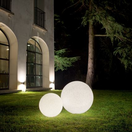 Ideal Lux - Vanjska svjetiljka DORIS 1xE27/60W/230V Ø 30 cm IP44 siva