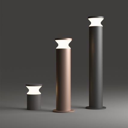 Ideal Lux - Vanjska svjetiljka TORRE 1xE27/15W/230V 80 cm IP65 smeđa