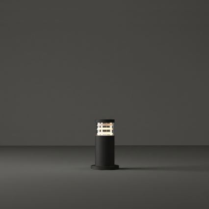 Ideal Lux - Vanjska svjetiljka TRONCO 1xE27/42W/230V 25 cm IP65 crna