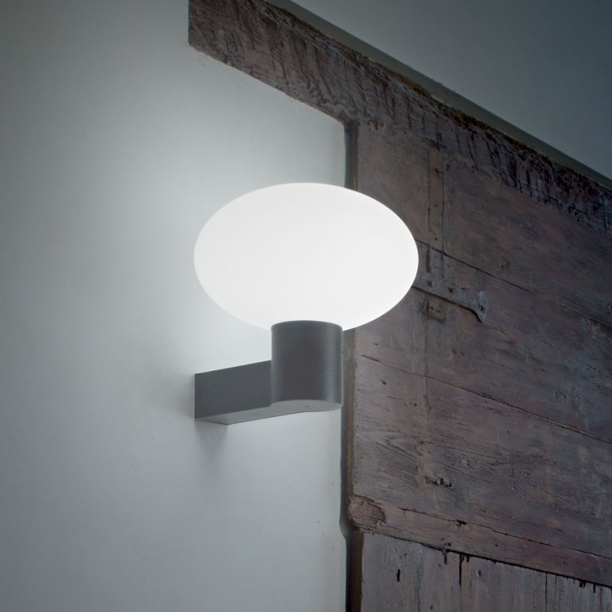Ideal Lux - Vanjska zidna lampa CLIO 1xE27/42W/230V IP44 antracit