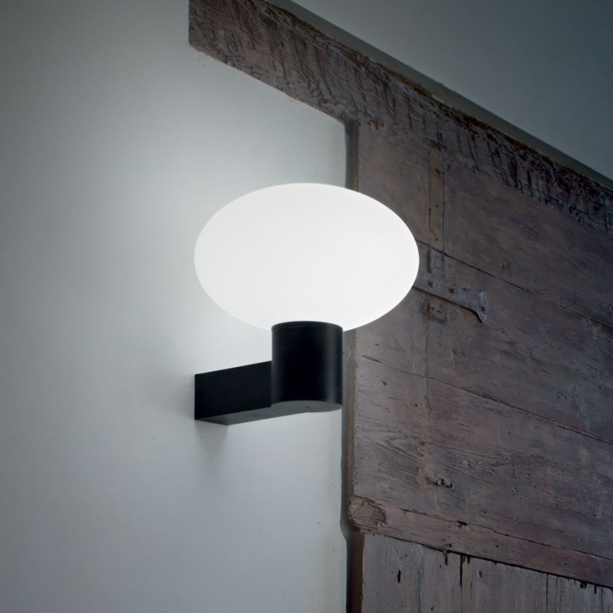 Ideal Lux - Vanjska zidna lampa CLIO 1xE27/42W/230V IP44 crna