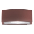 Ideal Lux - Vanjska zidna svjetiljka ANDROMEDA 1xE27/60W/230V IP55 smeđa