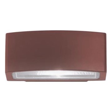 Ideal Lux - Vanjska zidna svjetiljka ANDROMEDA 1xE27/60W/230V IP55 smeđa