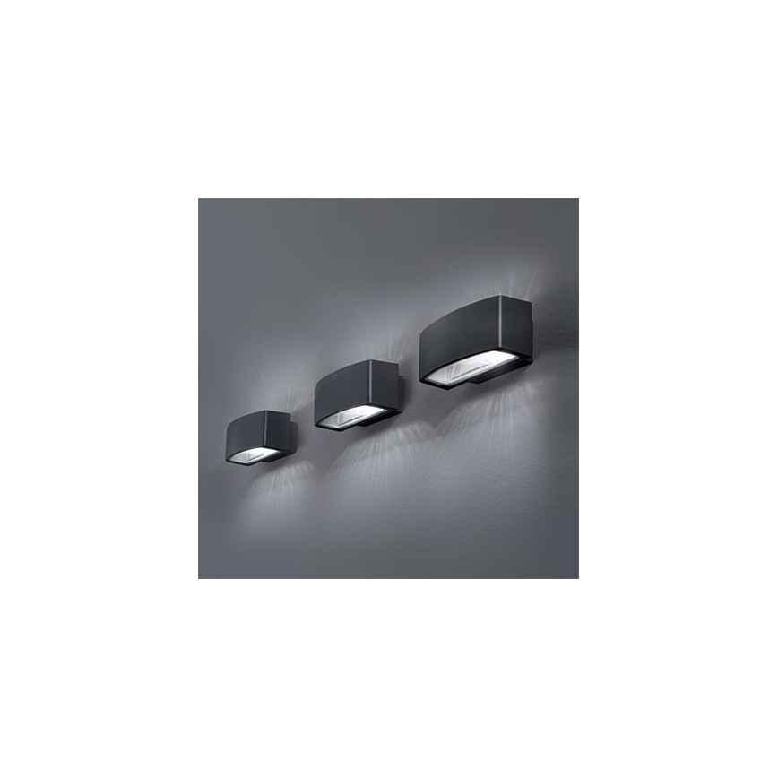 Ideal Lux - Vanjska zidna svjetiljka ANDROMEDA 2xE27/60W/230V IP55 antracit