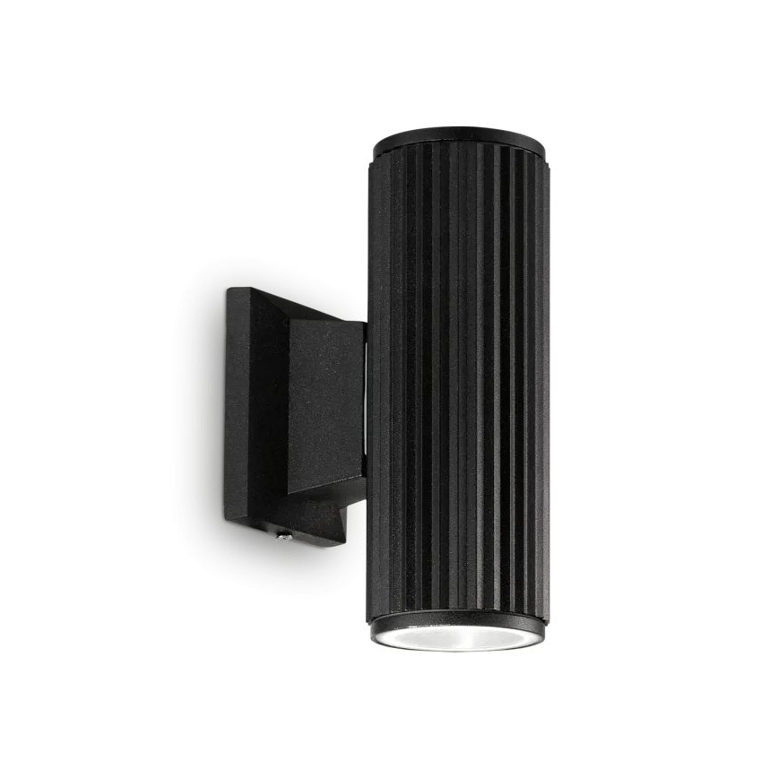Ideal Lux - Vanjska zidna svjetiljka BASE 2xGU10/28W/230V IP44 crna