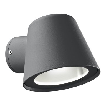 Ideal Lux - Vanjska zidna svjetiljka GAS 1xGU10/28W/230V IP43 antracit