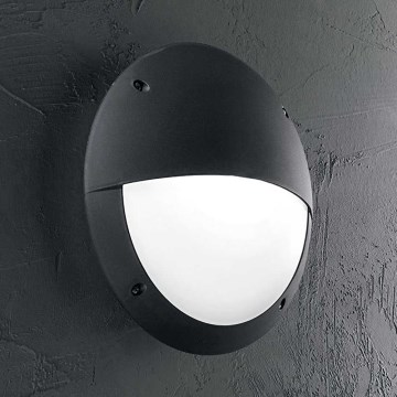 Ideal Lux - Vanjska zidna svjetiljka LUCIA 1xE27/23W/230V IP66 crna