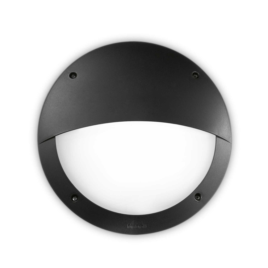 Ideal Lux - Vanjska zidna svjetiljka LUCIA 1xE27/23W/230V IP66 crna