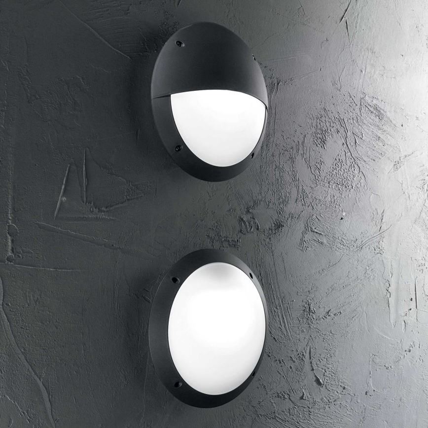 Ideal Lux - Vanjska zidna svjetiljka LUCIA 1xE27/23W/230V IP66 crna