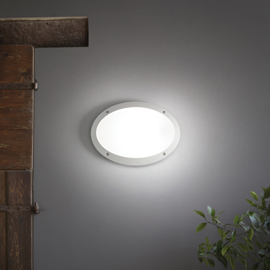 Ideal Lux - Vanjska zidna svjetiljka MADDI 1xE27/23W/230V IP66 bijela