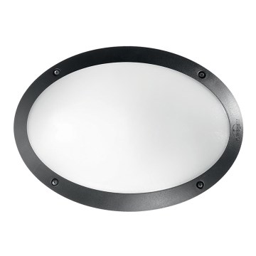 Ideal Lux - Vanjska zidna svjetiljka MADDI 1xE27/23W/230V IP66 crna