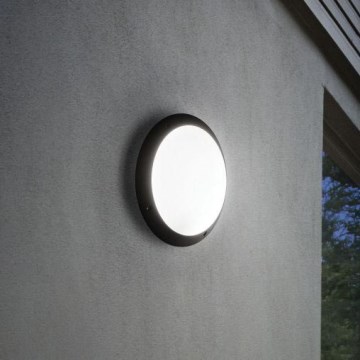 Ideal Lux - Vanjska zidna svjetiljka POLAR 1xE27/23W/230V IP66 crna