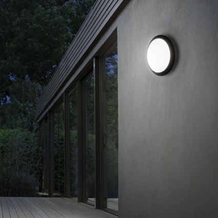 Ideal Lux - Vanjska zidna svjetiljka POLAR 1xE27/23W/230V IP66 crna