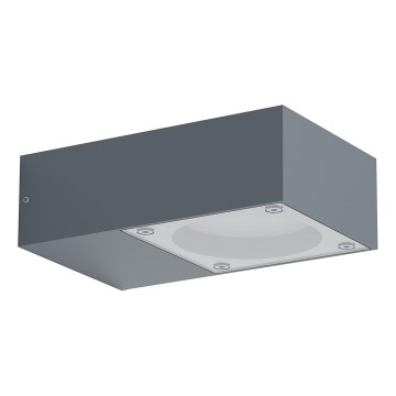 Ideal Lux - Vanjska zidna svjetiljka SIRIO 1xGX53/9W/230V IP65 antracit