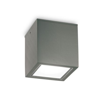 Ideal Lux - Vanjsko usmjereno svjetlo TECHO 1xGU10/20W/230V 15x15 cm IP54 antracit