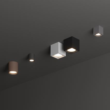 Ideal Lux - Vanjsko usmjereno svjetlo TECHO 1xGU10/20W/230V Ø 9 cm IP54 smeđa