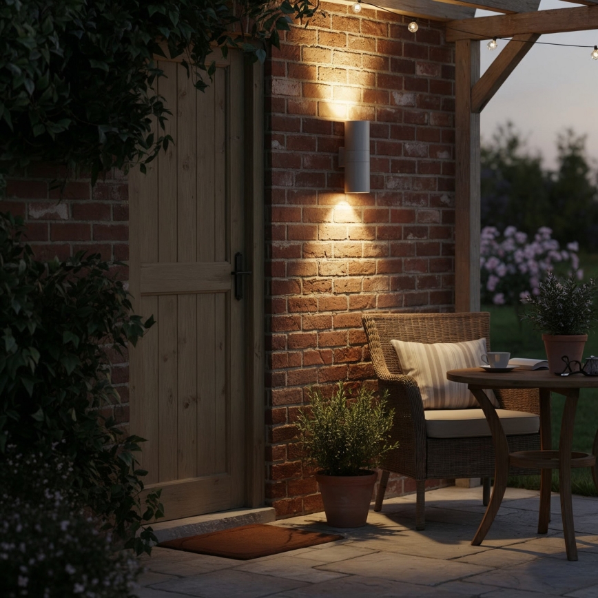 Ideal Lux - Vanjsko zidno svjetlo GUN 1xE27/60W/230V 31 cm IP54 siva