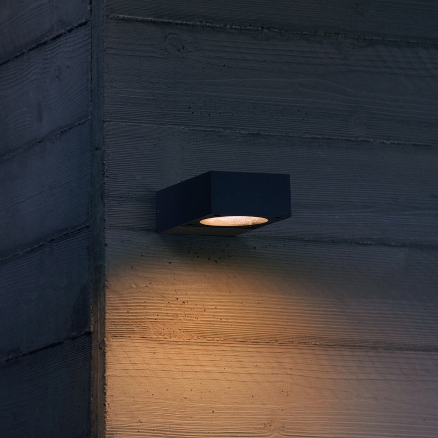 Ideal Lux - Vanjsko zidno svjetlo SIRIO 1xGX53/9W/230V IP65 smeđe