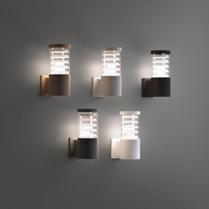 Ideal Lux - Vanjsko zidno svjetlo TRONCO 1xE27/42W/230V IP44 crno