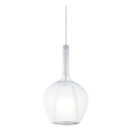 Ideal Lux - Viseća svjetiljka na sajli KALIQUE 1xE27/42W/230V Ø 18 cm prozirna