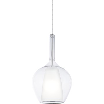 Ideal Lux - Viseća svjetiljka na sajli KALIQUE 1xE27/42W/230V Ø 18 cm prozirna