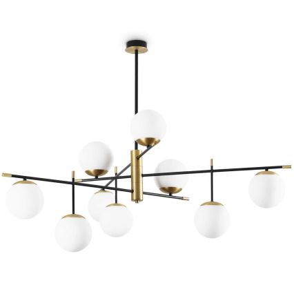 Ideal Lux - Viseći luster GOURMET 9xE14/28W/230V pr. 131,5 cm zlatna